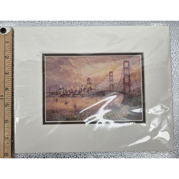 Golden Gate Bridge Art Print By Anna Chrasta 8"x10" - Picture 3 of 4